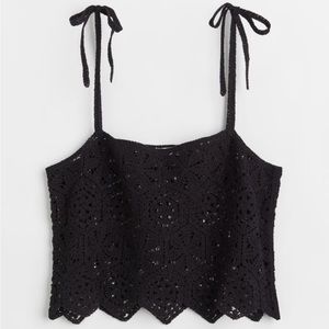 H&M crochet top